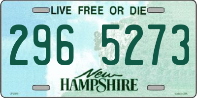 NH license plate 2965273