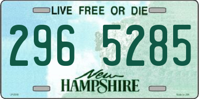 NH license plate 2965285