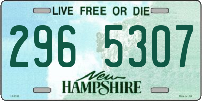 NH license plate 2965307