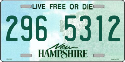 NH license plate 2965312