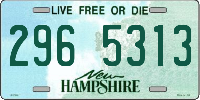 NH license plate 2965313