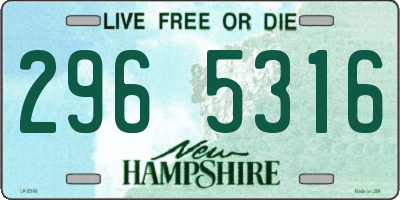 NH license plate 2965316
