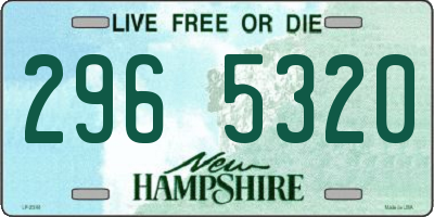 NH license plate 2965320