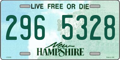 NH license plate 2965328