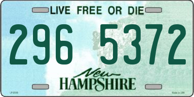 NH license plate 2965372