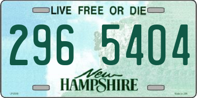 NH license plate 2965404