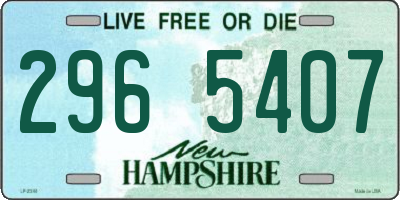 NH license plate 2965407