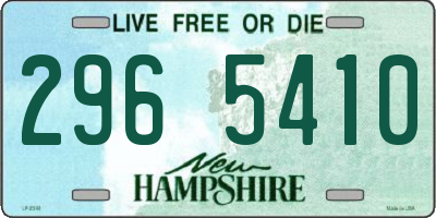 NH license plate 2965410