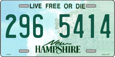 NH license plate 2965414