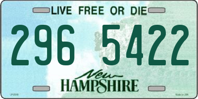 NH license plate 2965422