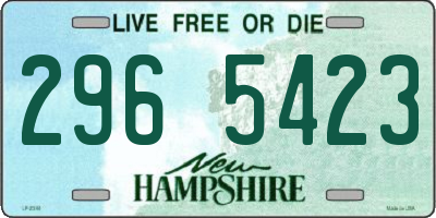 NH license plate 2965423