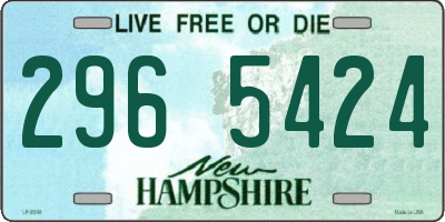 NH license plate 2965424