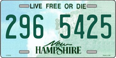 NH license plate 2965425