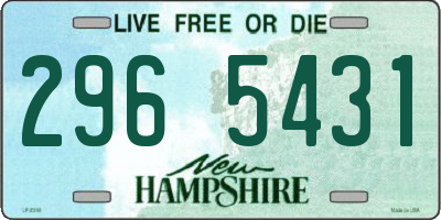 NH license plate 2965431