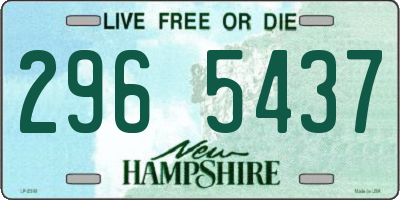 NH license plate 2965437