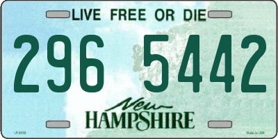 NH license plate 2965442