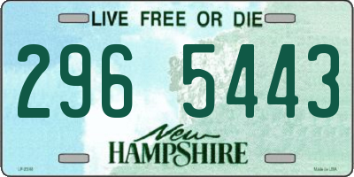 NH license plate 2965443