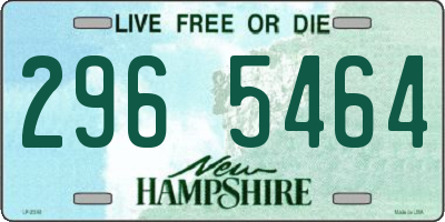 NH license plate 2965464