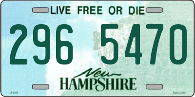NH license plate 2965470