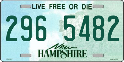 NH license plate 2965482