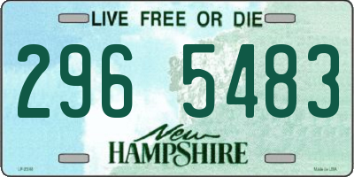 NH license plate 2965483
