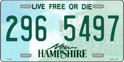 NH license plate 2965497