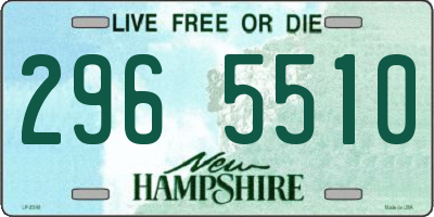NH license plate 2965510