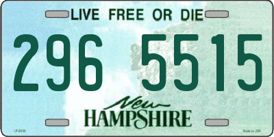 NH license plate 2965515