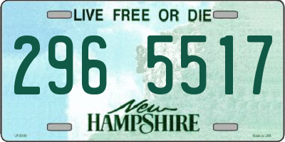 NH license plate 2965517