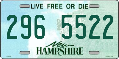 NH license plate 2965522