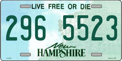 NH license plate 2965523