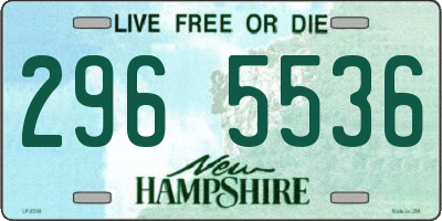 NH license plate 2965536