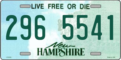 NH license plate 2965541