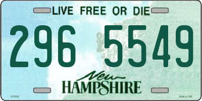 NH license plate 2965549