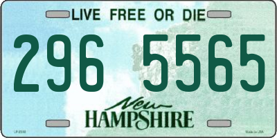 NH license plate 2965565