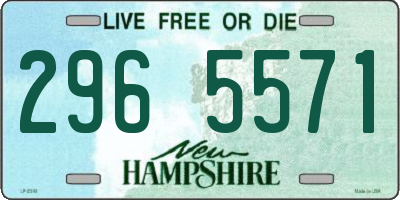 NH license plate 2965571