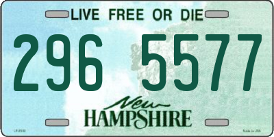 NH license plate 2965577