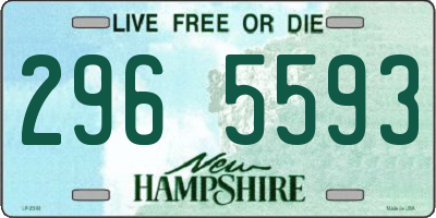 NH license plate 2965593