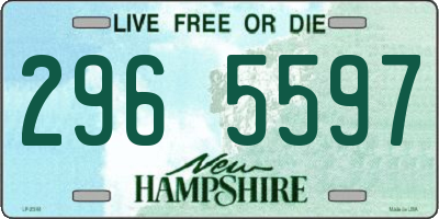 NH license plate 2965597
