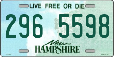 NH license plate 2965598
