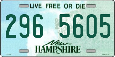 NH license plate 2965605