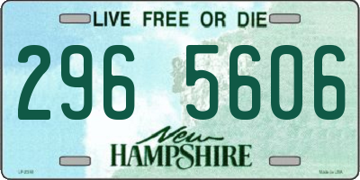 NH license plate 2965606