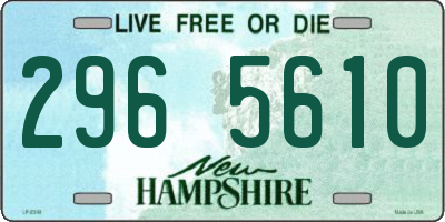 NH license plate 2965610