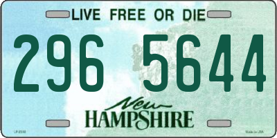 NH license plate 2965644