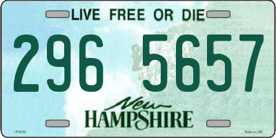 NH license plate 2965657