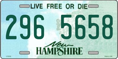 NH license plate 2965658