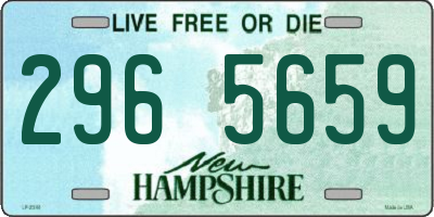 NH license plate 2965659