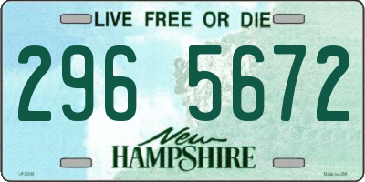 NH license plate 2965672