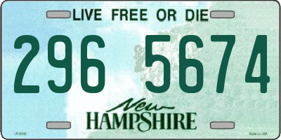 NH license plate 2965674