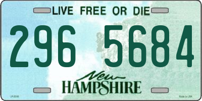 NH license plate 2965684